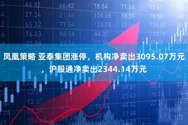 凤凰策略 亚泰集团涨停，机构净卖出3095.07万元，沪股通净卖出2344.14万元